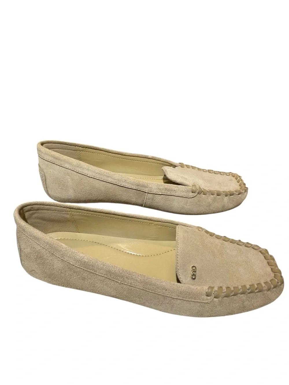 Michael Michael Kors Eve Driving Moccasin Loafer Camel Suede Women’s Size 9.5 M